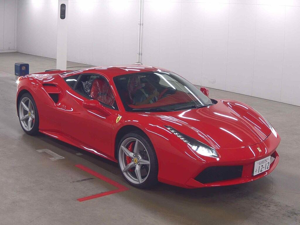 Ferrari 488 GTB 2017 z aukcji japońskiej