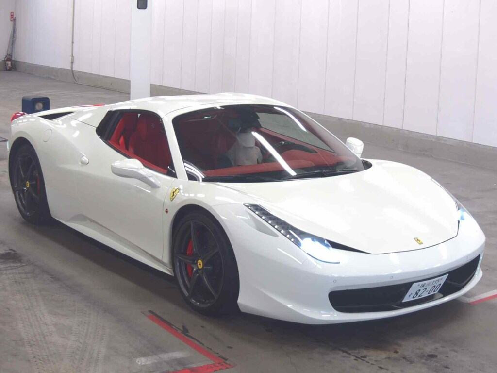 Ferrari 458 Spider 2018 z aukcji japońskiej