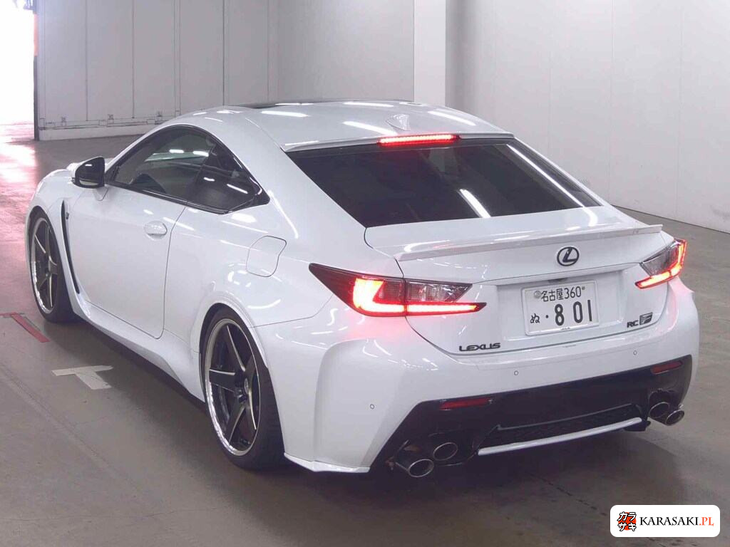 Lexus RC F 2014 z aukcji japońskiej