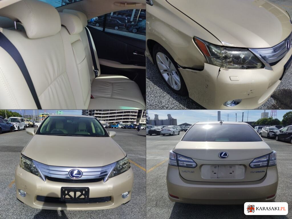 Lexus HS 2009 z aukcji japońskiej