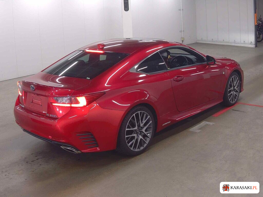 Lexus RC 2018 z aukcji japońskiej