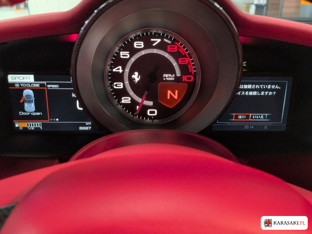 Ferrari 488 Spider 2016 z aukcji japońskiej