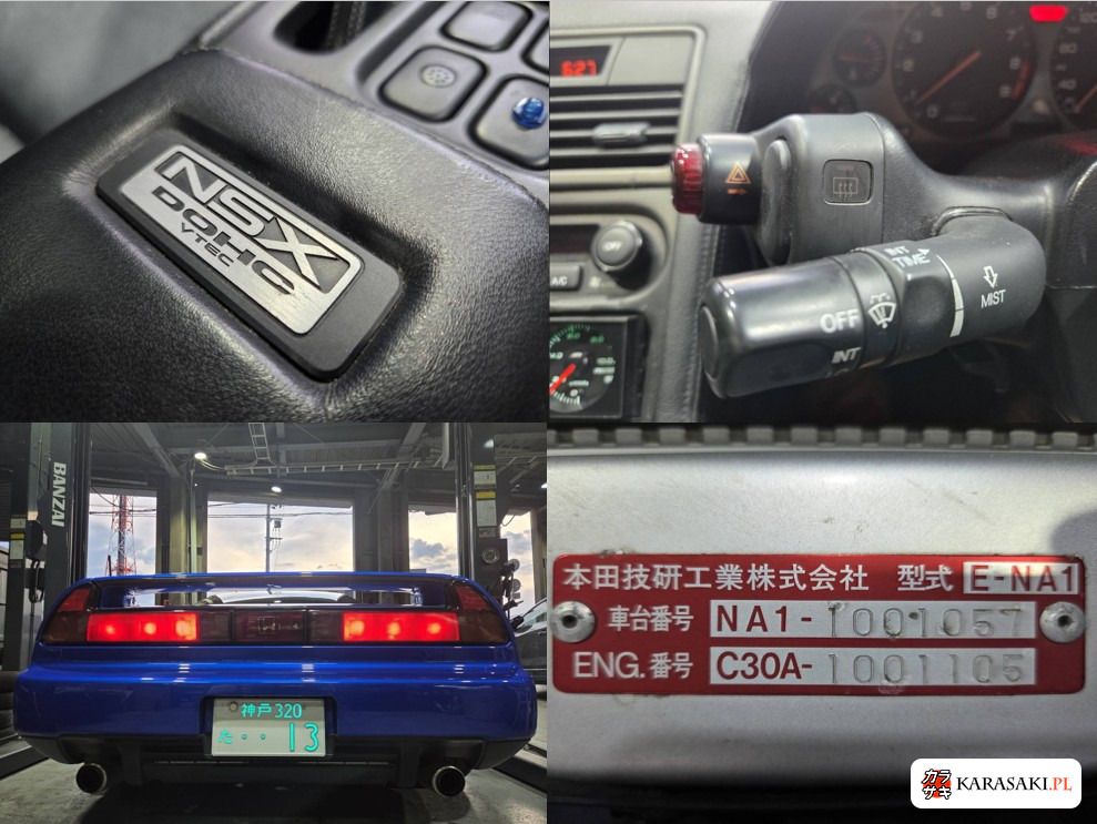 Honda NSX 1991 z aukcji japońskiej