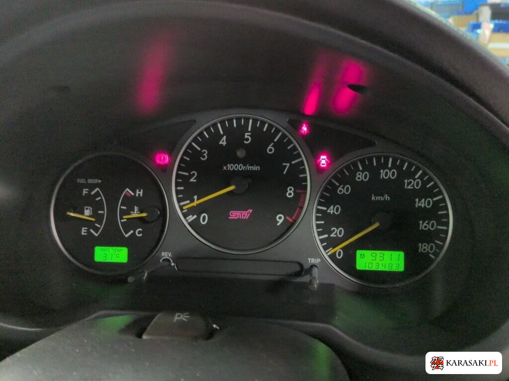 Subaru Impreza WRX 2001 z aukcji japońskiej