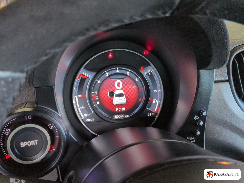 Abarth 595 2020 z aukcji japońskiej