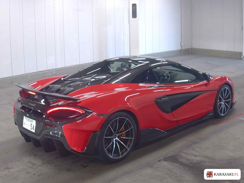 McLaren 600LT Spider 2019 z aukcji japońskiej
