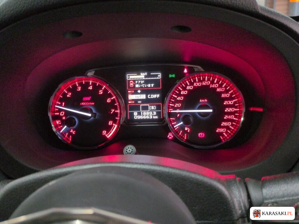 Subaru WRX STI 2016 z aukcji japońskiej