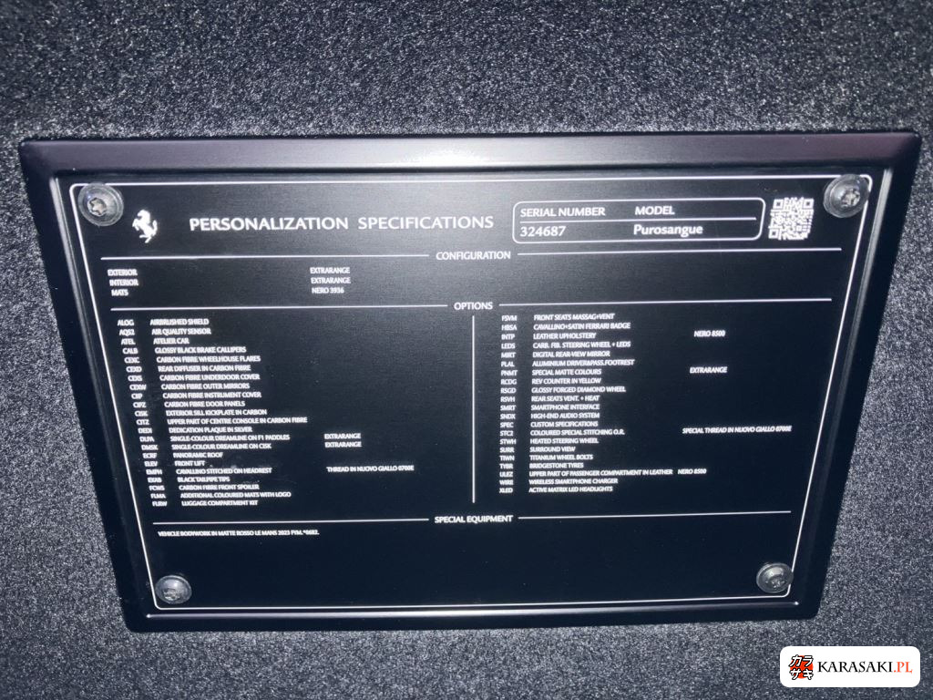 2025 Ferrari Purosangue 4WD Base Grade 9
