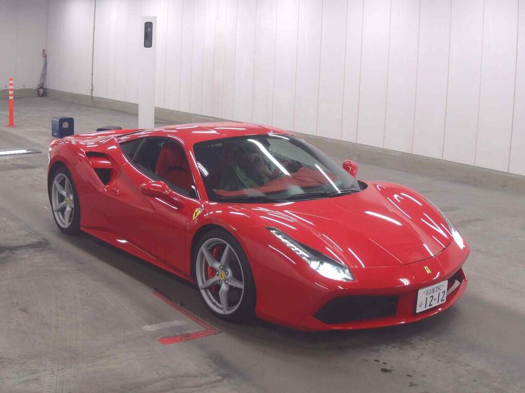 Ferrari 488 GTB 2017 z aukcji japońskiej