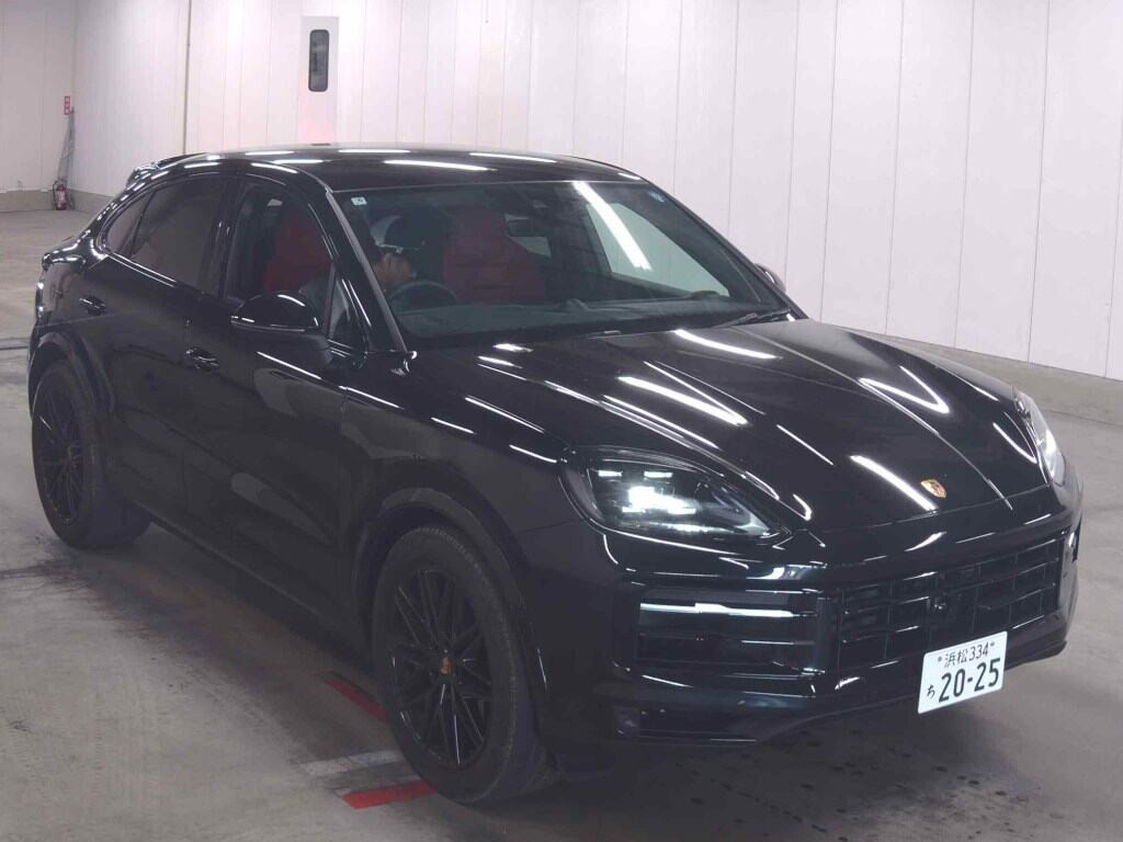Porsche Cayenne Coupe 2025 from a Japanese auction