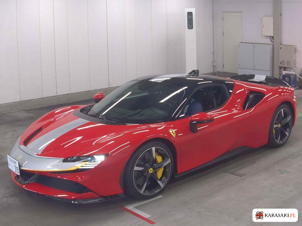 Ferrari SF90 Stradale 2021 z aukcji japońskiej