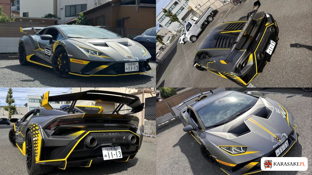 Lamborghini Huracan 2022 z aukcji japońskiej