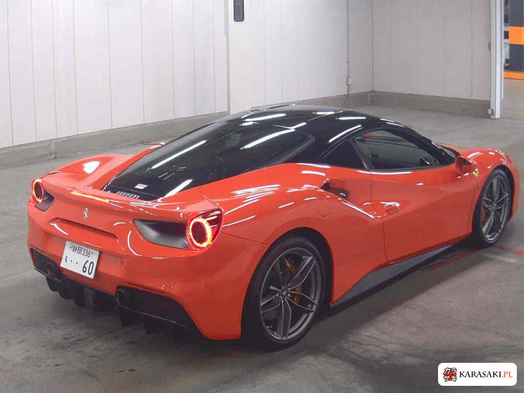 Ferrari 488 GTB 2017 z aukcji japońskiej