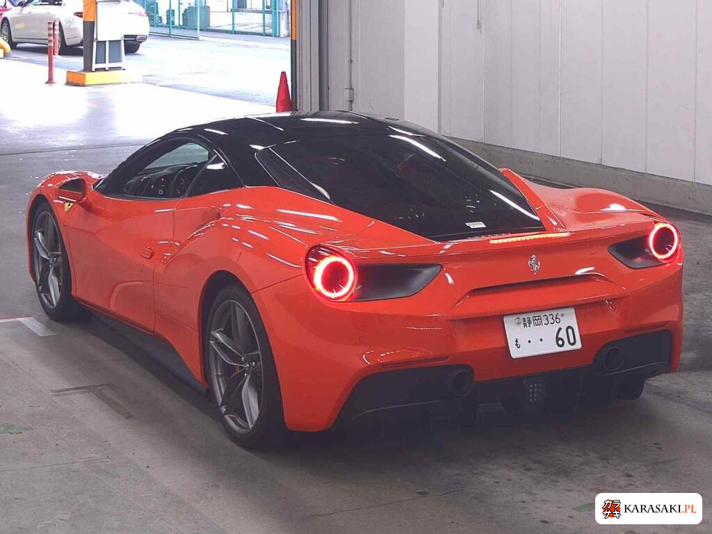 Ferrari 488 GTB 2017 z aukcji japońskiej