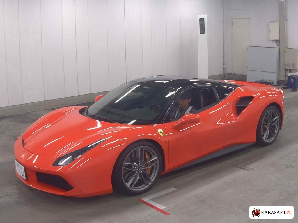 Ferrari 488 GTB 2017 z aukcji japońskiej