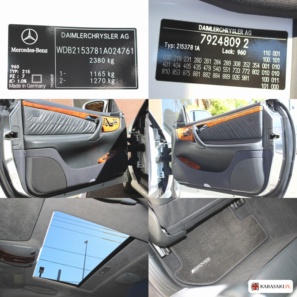 AMG CL 2002 з японського аукціону