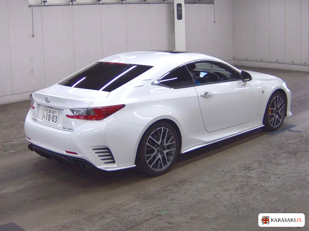 Lexus RC 2016 z aukcji japońskiej