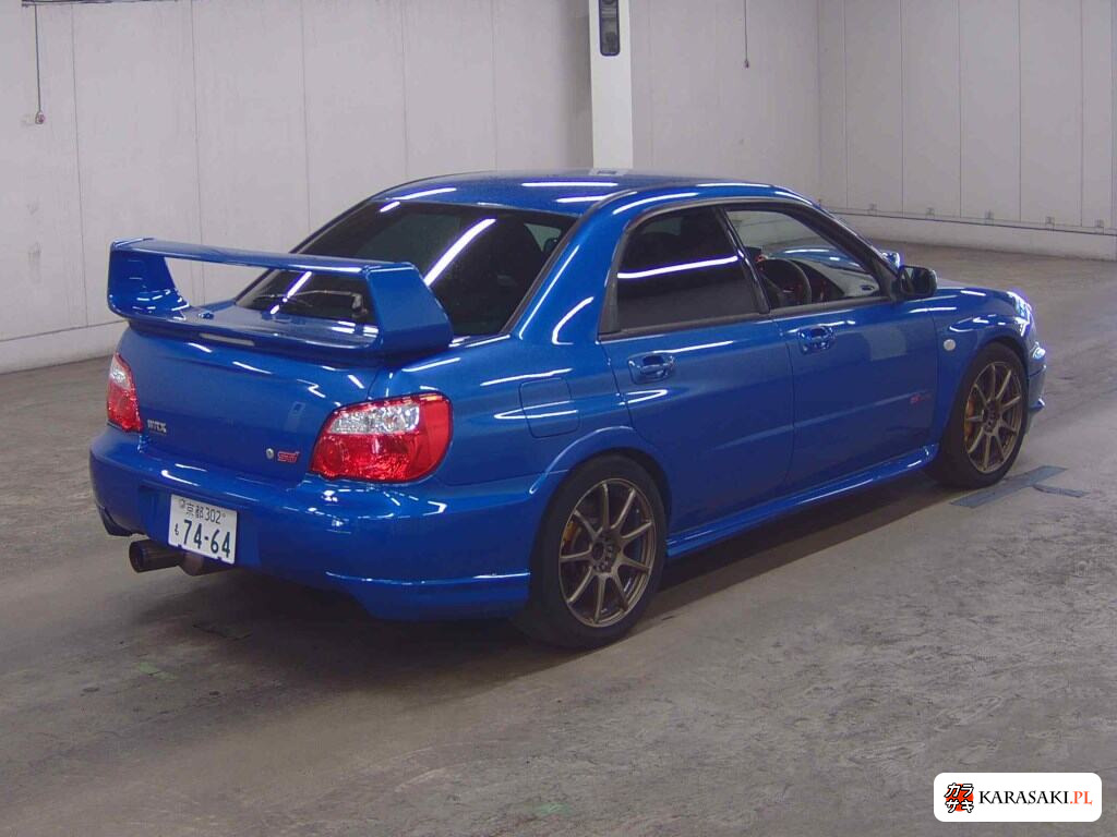 Subaru Impreza 2004 z aukcji japońskiej