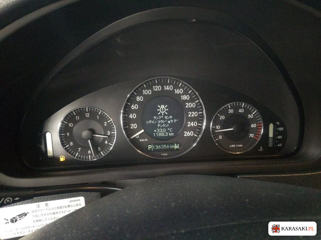 Mercedes-Benz CLK 2002 z aukcji japońskiej