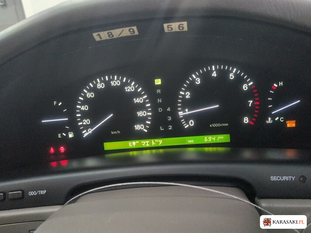 Toyota Celsior 2000 z aukcji japońskiej