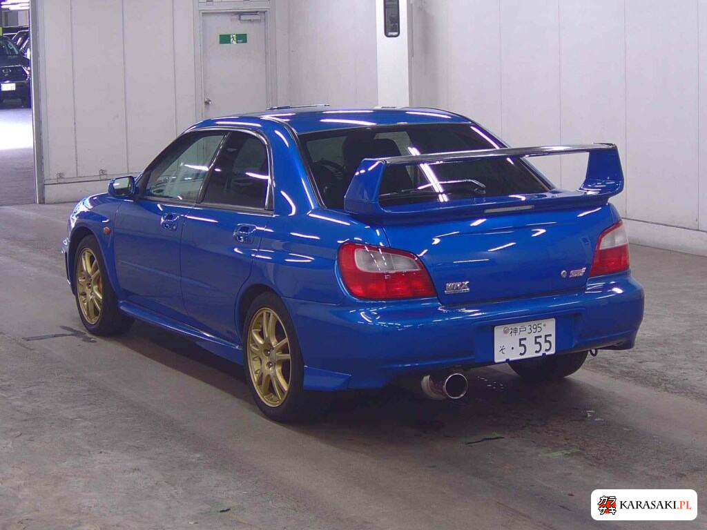 Subaru Impreza WRX 2002 z aukcji japońskiej