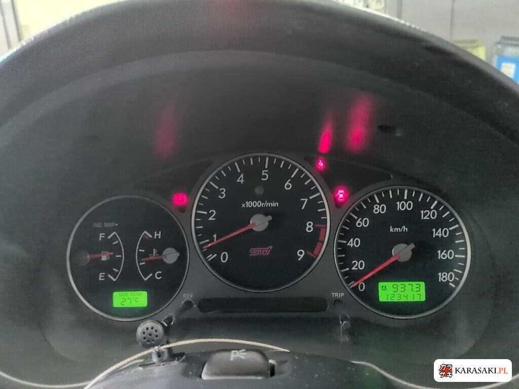 Subaru Impreza WRX 2002 z aukcji japońskiej