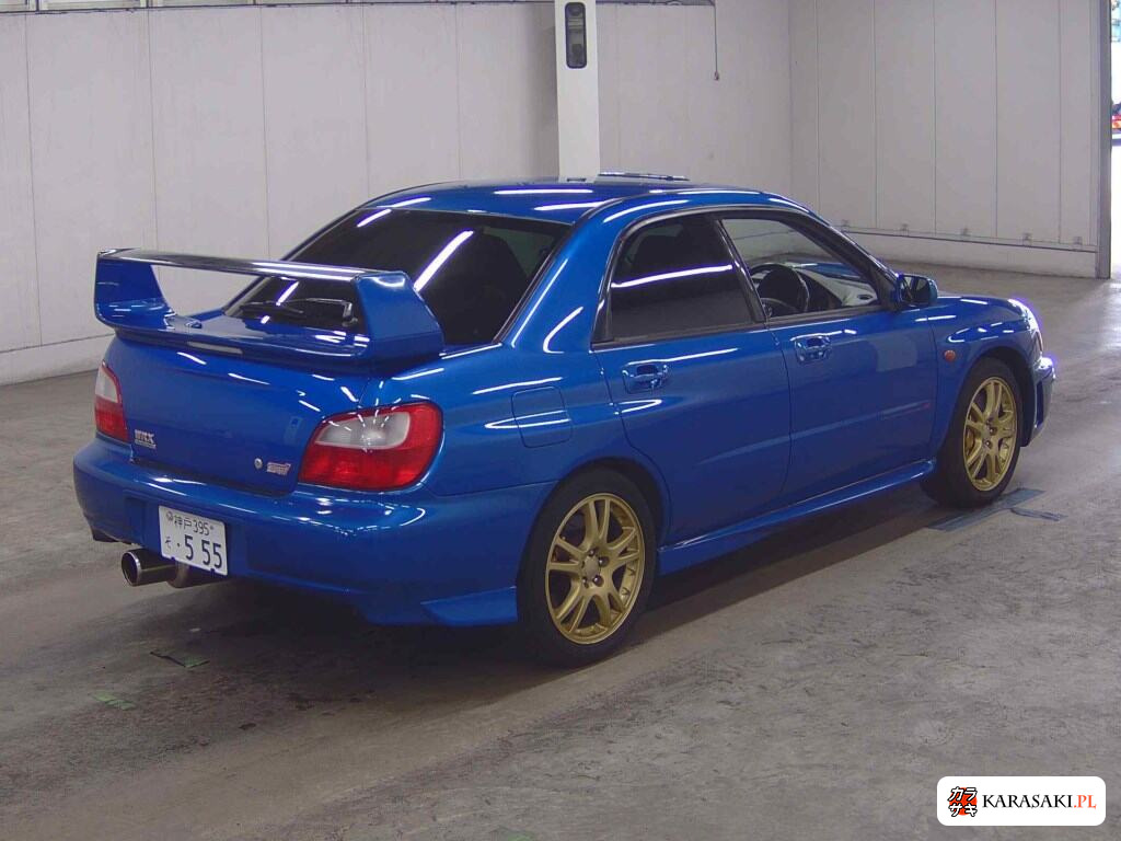 Subaru Impreza WRX 2002 z aukcji japońskiej