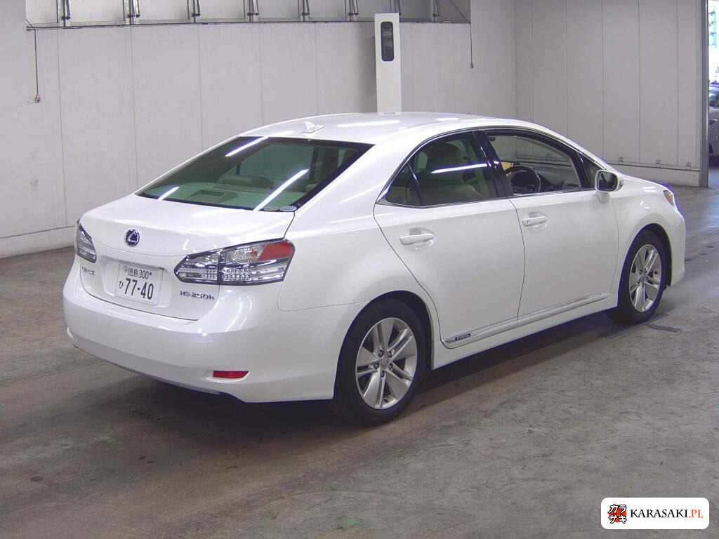Lexus HS 2009 z aukcji japońskiej