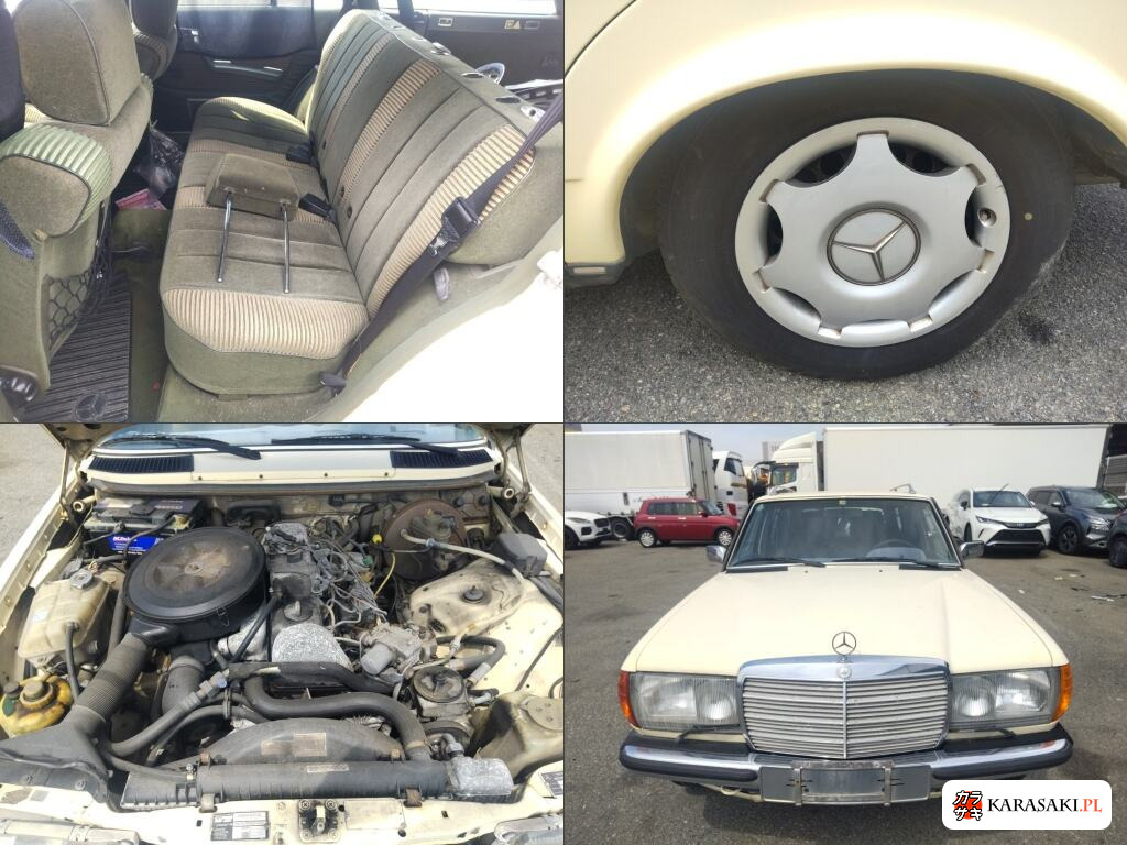 Mercedes Benz Medium Class 1982 z aukcji japońskiej