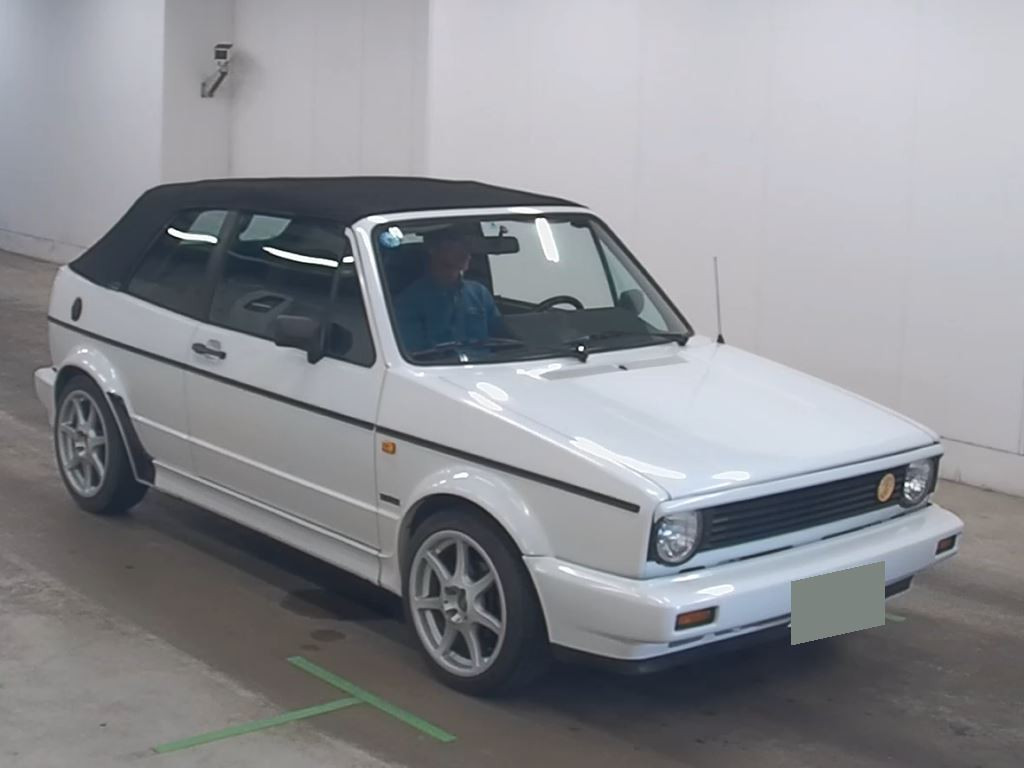 Volkswagen Golf Cabrio 1992 z aukcji japońskiej