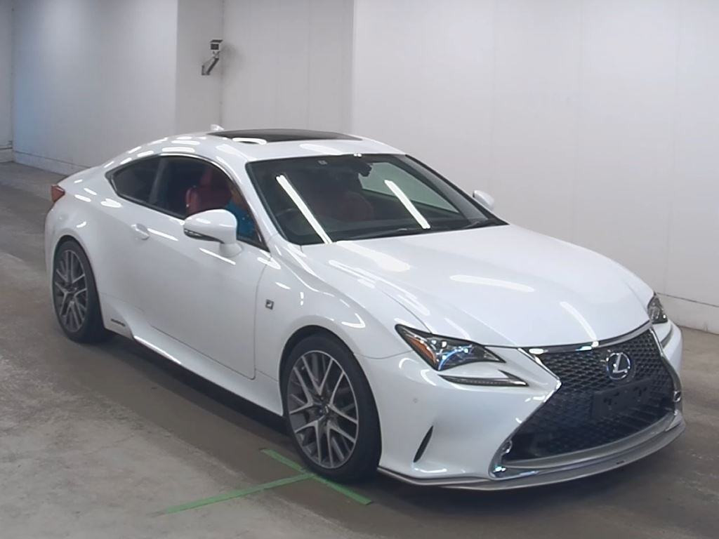 Lexus RC 2015 z aukcji japońskiej