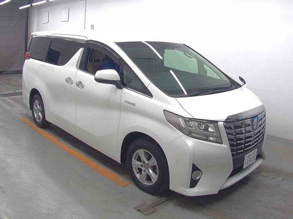 Toyota Alphard Hybrid 2017 z aukcji japońskiej