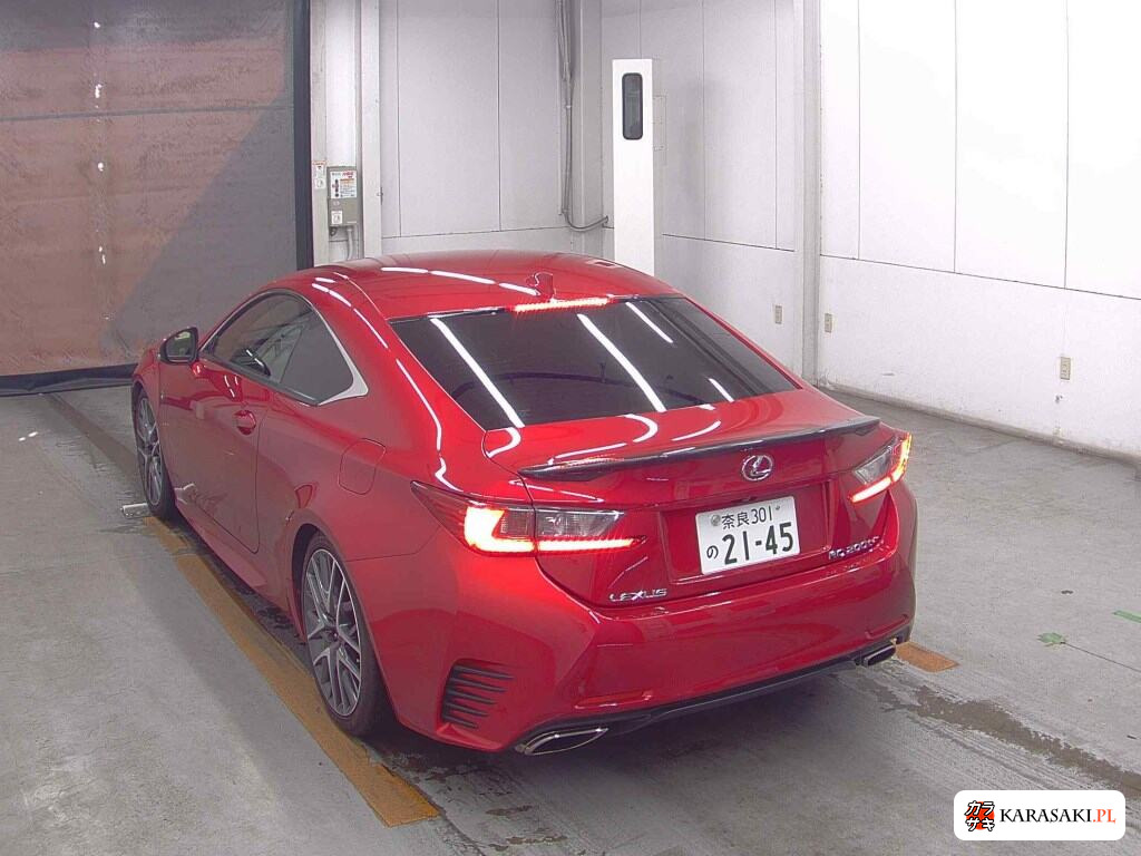 Lexus RC 2017 z aukcji japońskiej
