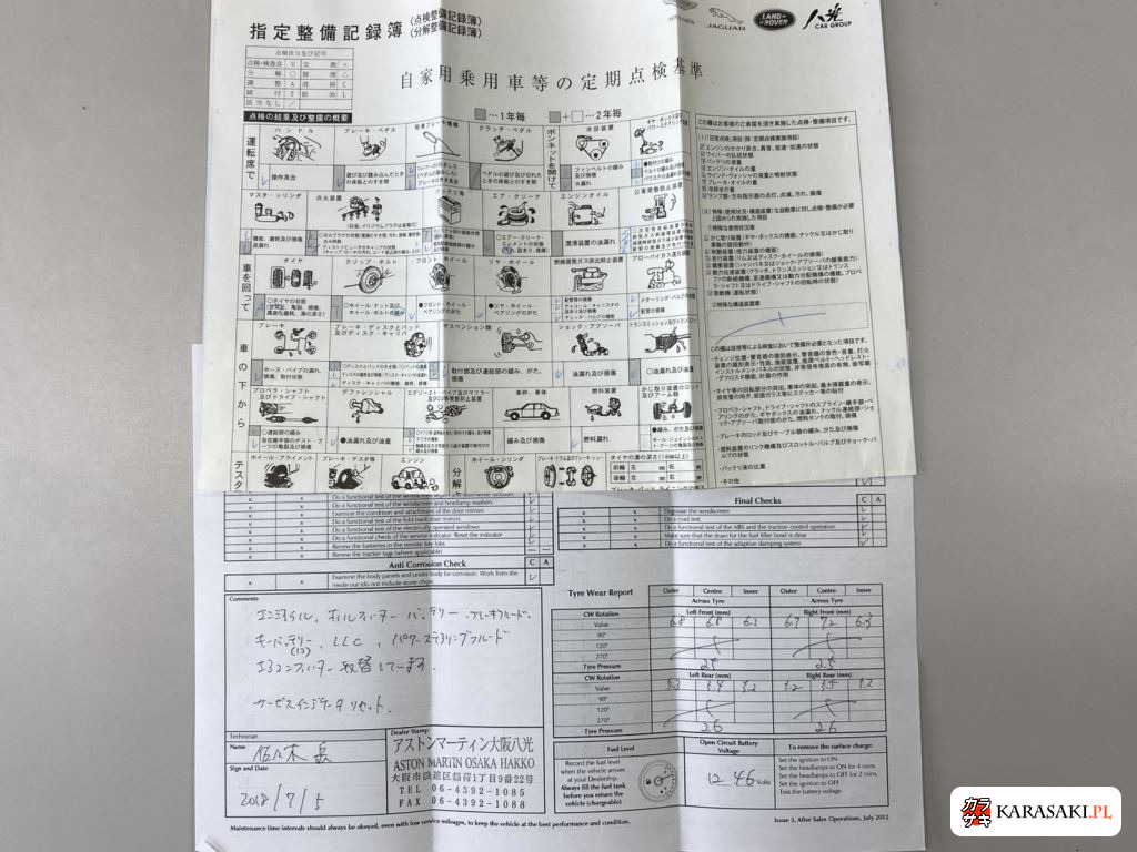 Aston Martin Rapide 2015 z aukcji japońskiej