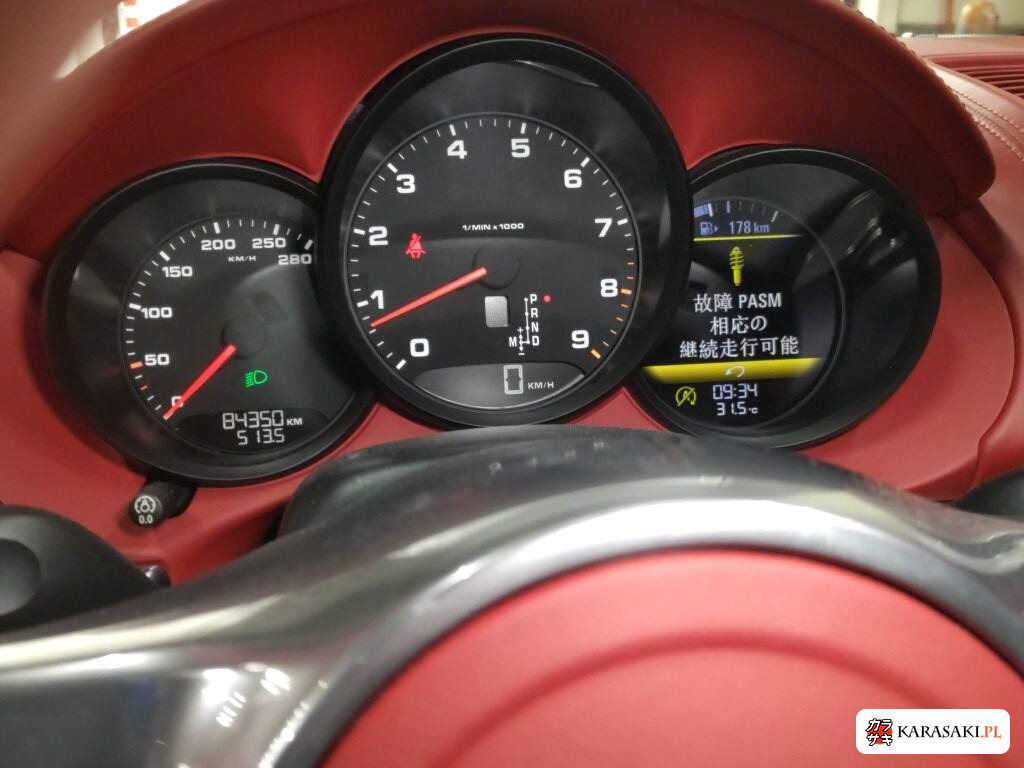 Porsche Boxster 2013 z aukcji japońskiej