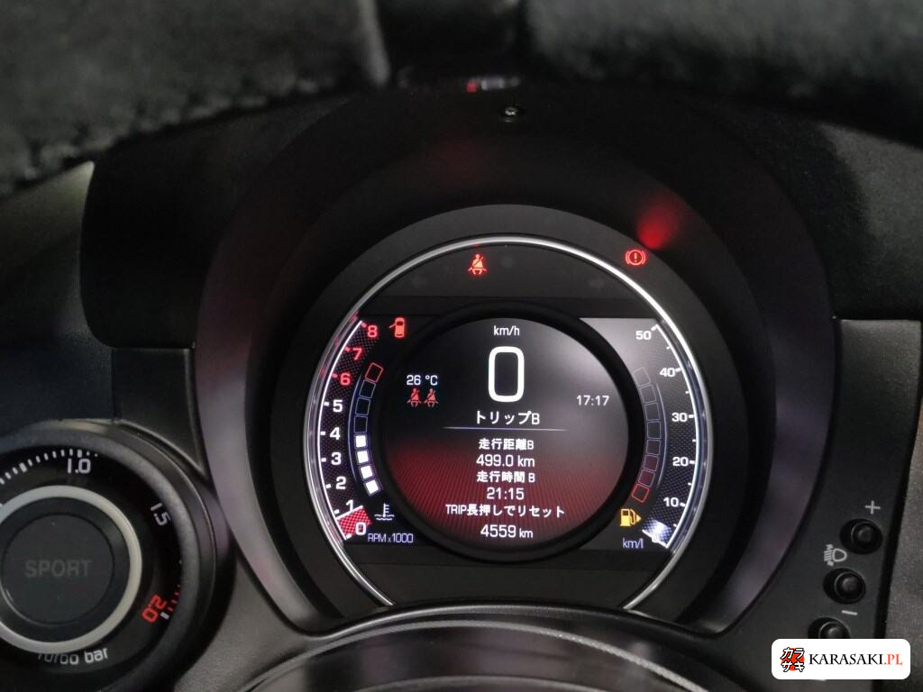 Abarth 595 2022 z aukcji japońskiej