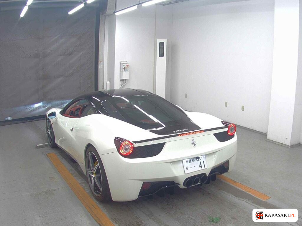 Ferrari 458 Italia 2012 z aukcji japońskiej