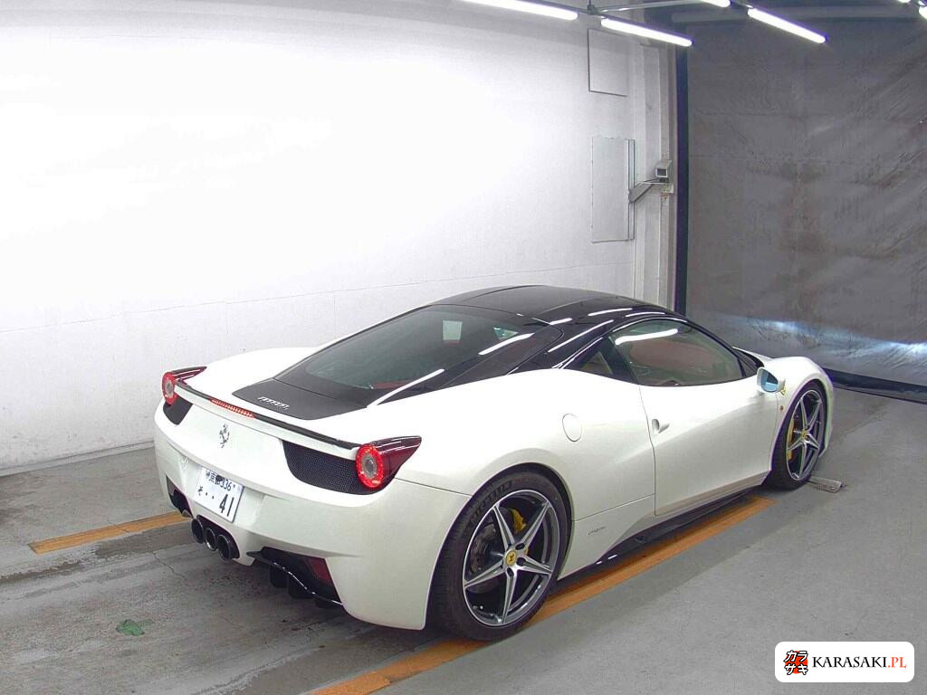 Ferrari 458 Italia 2012 z aukcji japońskiej