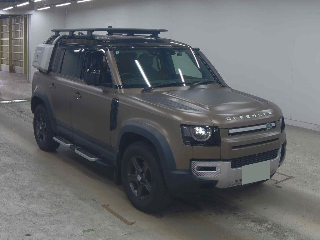 Land Rover Defender 2021 from a Japanese auction