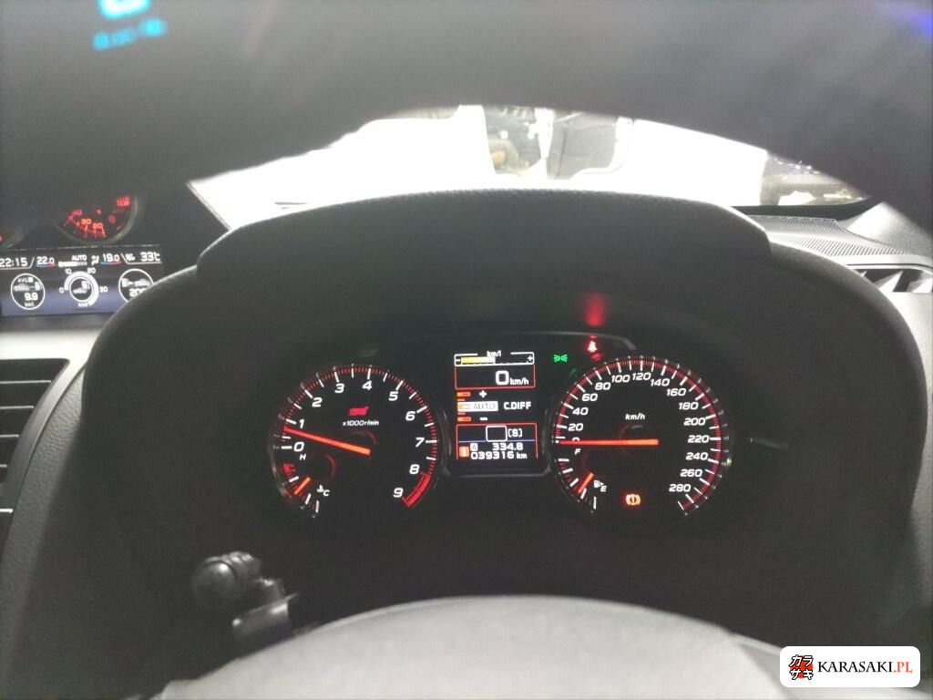 Subaru WRX STI 2018 z aukcji japońskiej