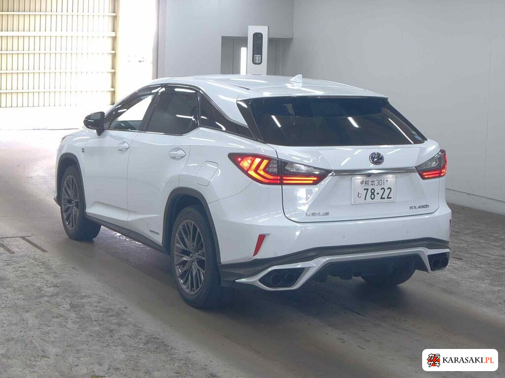 Lexus RX 2019 z aukcji japońskiej