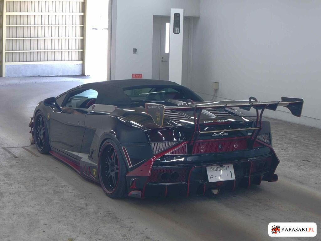 Lamborghini Gallardo Spyder 2008 z aukcji japońskiej