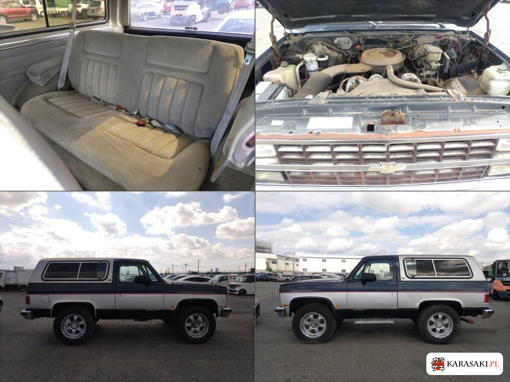 Chevrolet Blazer 1992 z aukcji japońskiej