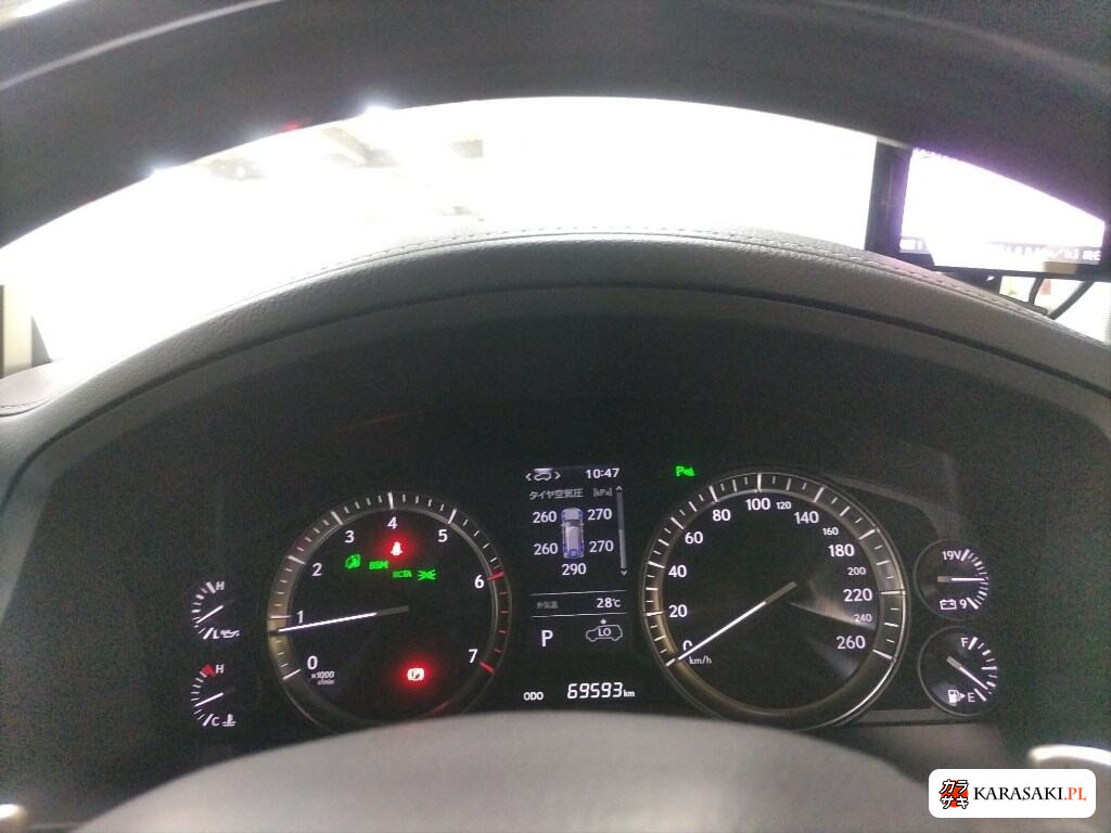 Lexus LX 2019 z aukcji japońskiej