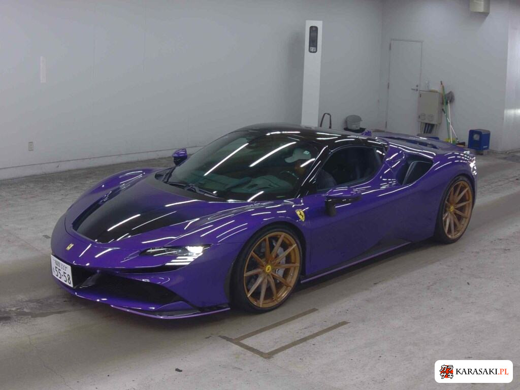 Ferrari SF90 Spider 2023 z aukcji japońskiej