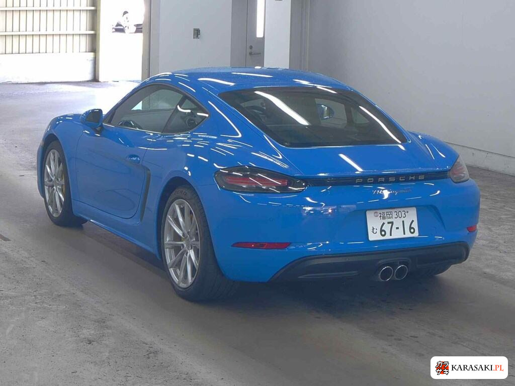Porsche 718 Cayman 2022 z aukcji japońskiej