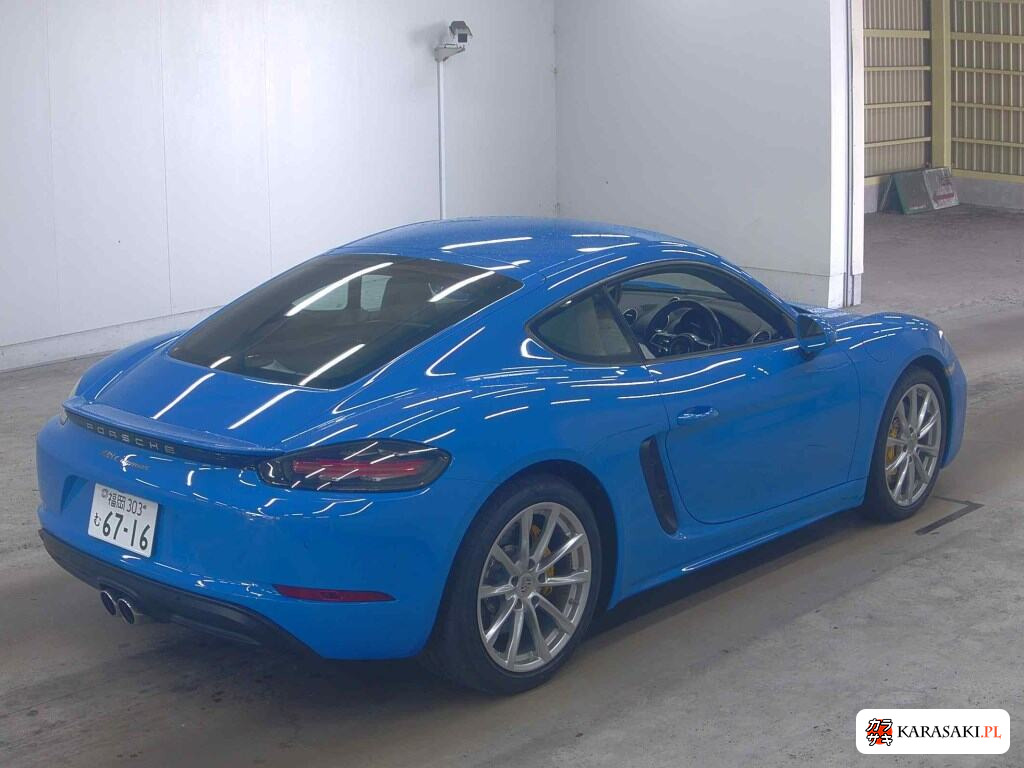 Porsche 718 Cayman 2022 z aukcji japońskiej